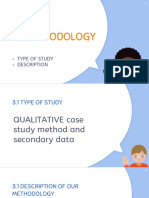 Methodology: Type of Study Description
