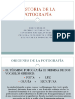 Historia de La Fotografía