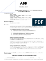 3BSE047421D0224 B en ALERT - AC800M Controller Firmware Version 5.1.1-3 5.1.1.4 PROFIBUS CI854 May Fail During Reconf