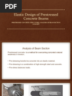 Elastic Design of Prestressed Concrete Beams