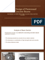 Elastic Design of Prestressed Concrete Beams