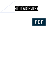 Servant Leadership PDF