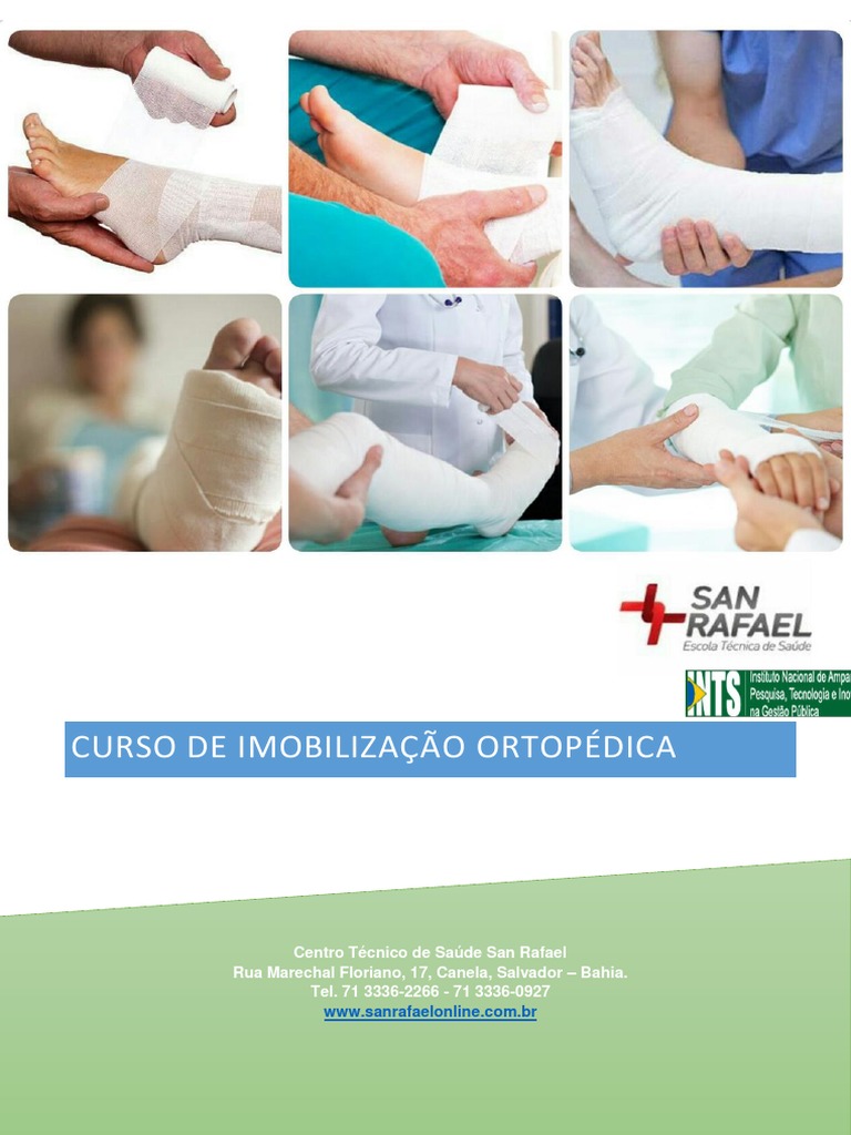 Curso de Imobilização Ortopédica | PDF | Osso | Coluna vertebral