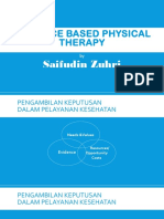 Evidence Based Physical Therapy: Saifudin Zuhri