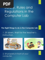 Dos and Donts Inside The Computer Room | PDF