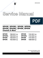 CATERPILLAR CAT GP40KL FORKLIFT LIFT TRUCKS CHASSIS AND MAST Service Repair Manual SN T25B-50001 and Up PDF