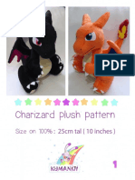 Charizard Plush Pattern PDF by Kuman I Ji