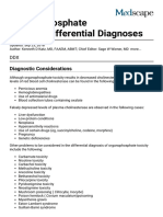 Organophosphate Toxicity Differential Diagnoses: Diagnostic Considerations