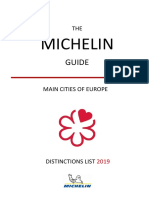 Michelin Guide Main Cities of Europe 2019