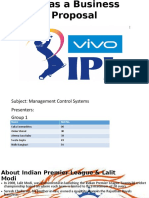 IPL As A Business Proposal