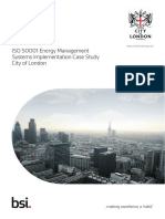 ISO 50001 Energy Management Systems Implementation Case Study City of London