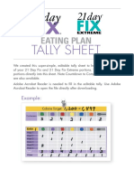 Editable Tally Sheets