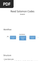 Reed Solomon Codes: Jieyang Hu