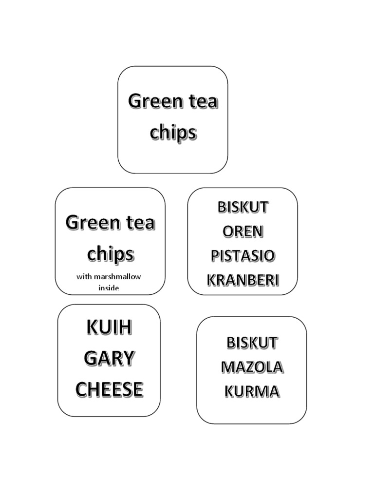 Kad Menu with Marshmallow Filling | PDF