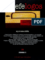 Felsefelogos 29 - Ayrımcılık PDF
