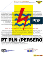 Surat Panggilan Test Calon Karyawan (I) PT PLN (Persero)