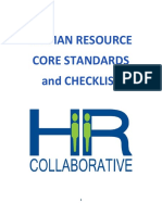 Human Resource Core Standards and Checklist