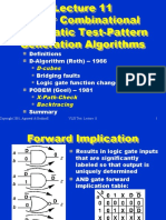 Definitions D-Algorithm (Roth) - 1966 Bridging Faults Logic Gate Function Change Faults PODEM (Goel) - 1981