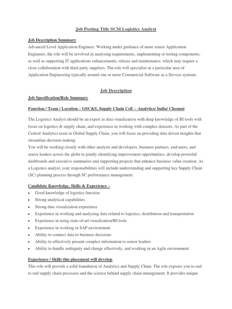 scm-logistics-analyst-jd-pdf-logistics-supply-chain