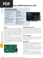 High-Performance GPIB Interfaces For ISA: NI AT-GPIB/TNT (Plug and Play), Ni At-Gpib/Tnt, Ni At-Gpib/Tnt+