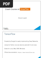 Crash Course On Tensorflow!: Vincent Lepetit!