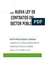Nueva Ley de Contratos Del Sector Publico