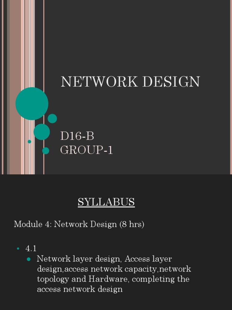 Network Design Syllabus Overview | PDF | Network Switch | Computer Network