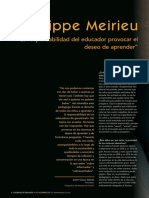 Entrevista a Philippe Meirieu (2007)_Es responsabilidad del educador provocar el deseo de aprender.pdf