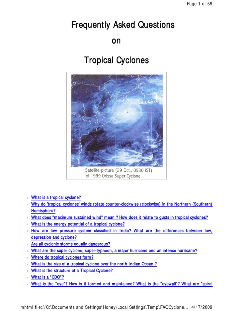 Tropical Cyclones Pdf Pdf Eye Cyclone Tropical Cyclones