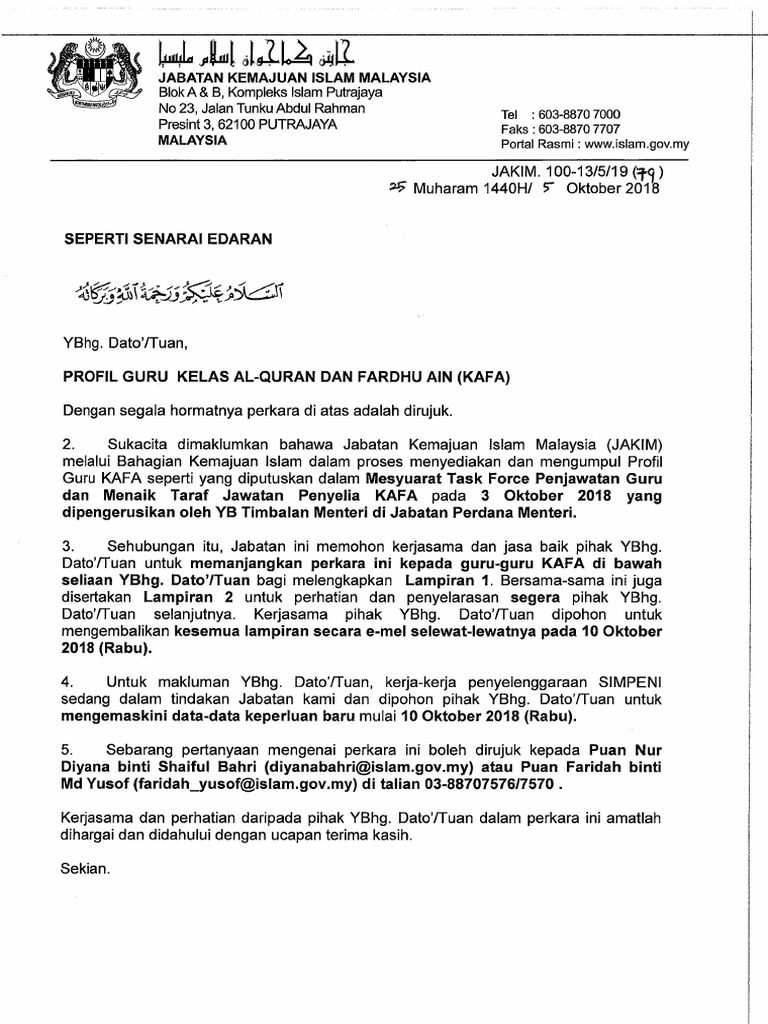 Contoh Surat Rasmi Pdf