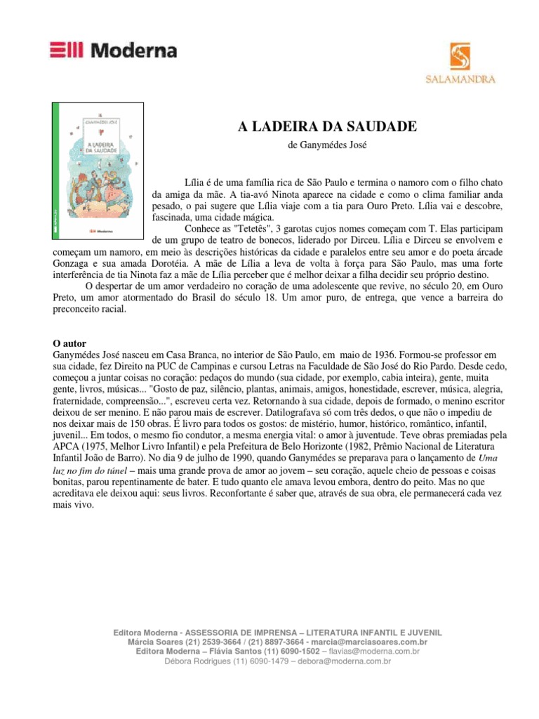 Ladeira Da Saudade | PDF | Amor