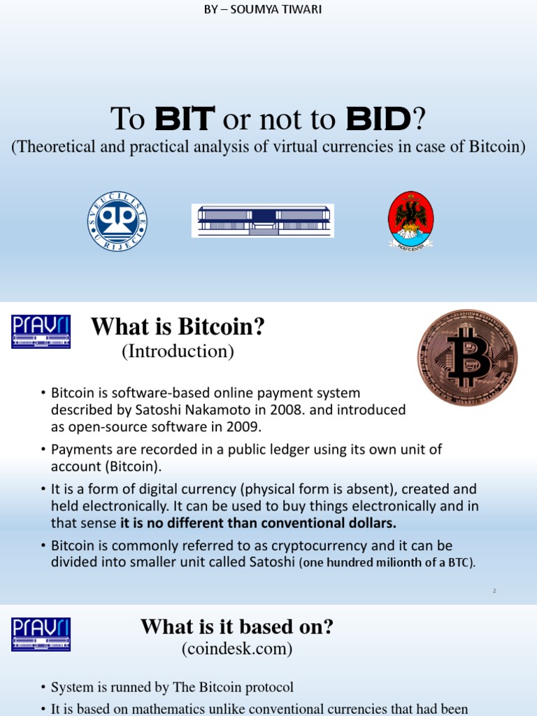 Bitcoin: A Comprehensive Analysis | PDF | Bitcoin | Money