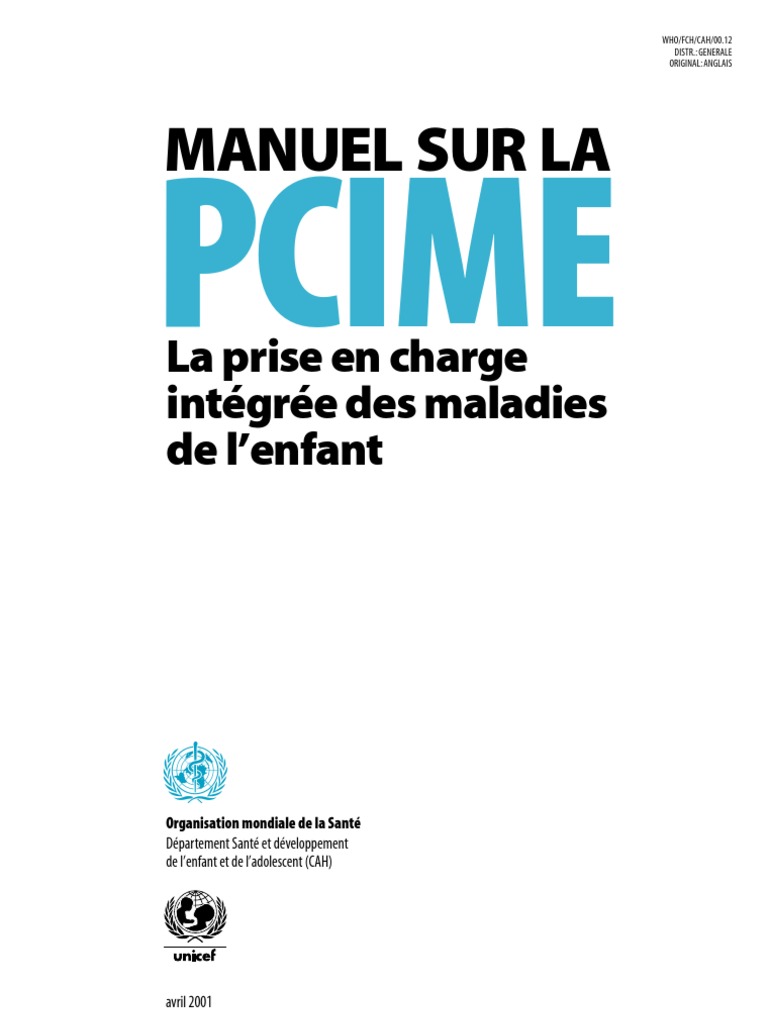 Who Fch Cah 00 12 Fre Pdf Sensibilite Et Specificite Infection