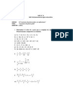 8 Guia Ecuaciones 1° Grado PDF