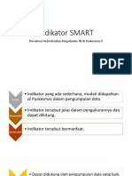 Indikator SMART Pengobatan TB di Puskesmas X