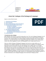 About the Catalogue of Endangered Languages Universidad de Hawai