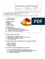 Diagnóstico de Lenguaje 4° Basicos 2019