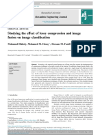 Studying The Effect of Lossy Compression and Image Fusion On Image Classification