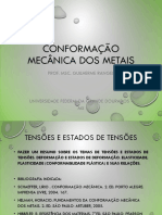 CMM - 2 - Tensões e Deformações