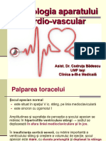 Semiologie AP. Cardio-Vascular