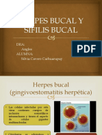 Herpes Bucal y Sifilis Bucal