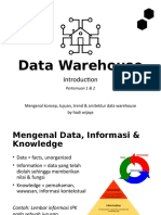 Data Warehouse - Pengenalan