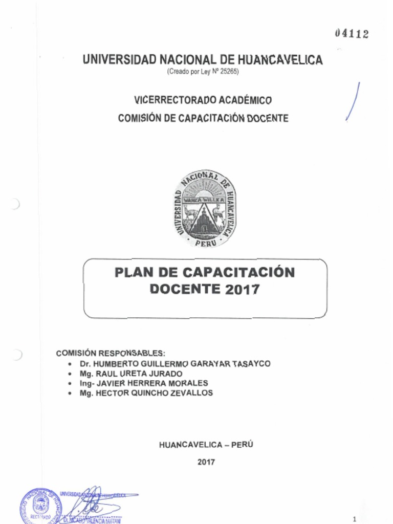 Plan de Capacitación Docente PDF | PDF | Maestros | Tecnología de ...