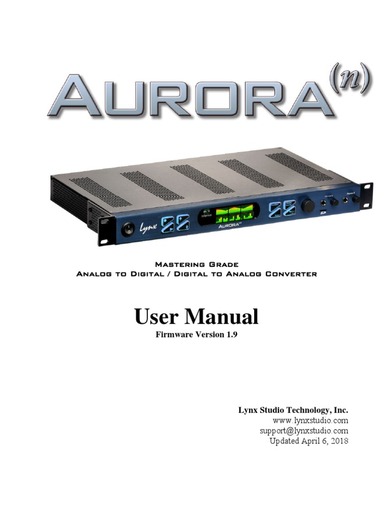 Aurora Manual HQ PDF | PDF | Electrical Connector | Usb