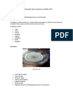 Caracterización de Las Colonias en Medio PDA