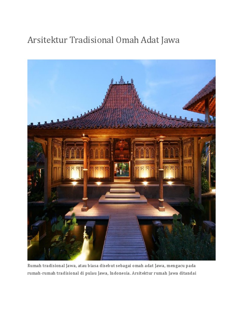 6500 Gambar Rumah Adat Di Pulau Jawa Terbaik