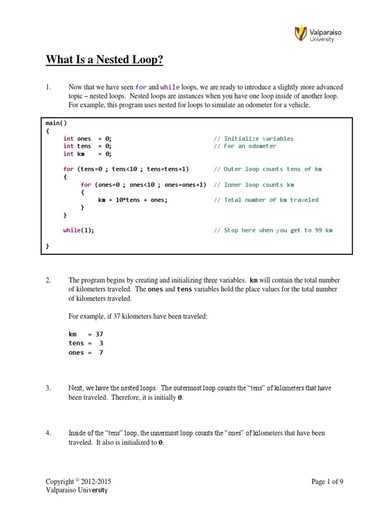 05 What Are Nested Loops MMB v007 | PDF | Legal Liability | Damages