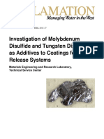 Investigation of Molybdenum Disulfide and Tungsten Disulfide As Additives To Coatings For Foul Release Systems PDF