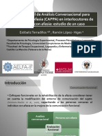 Comunicación pareja afasia  PCA        IC (marido)   Medidas Pre   Tratamiento  Medidas Post        Análisis