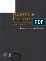 Vial Juan De Dios - Razon De Existir - Cual Es El Fundamento De La Filosofia.pdf